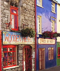 LISA-Sprachreisen-Englisch-Irland-Galway-Altstadt-bunte-Haeuser
